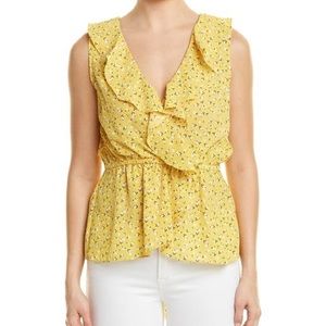 ☀️☀️☀️ 4/$20 Max Studio ruffle tie top!